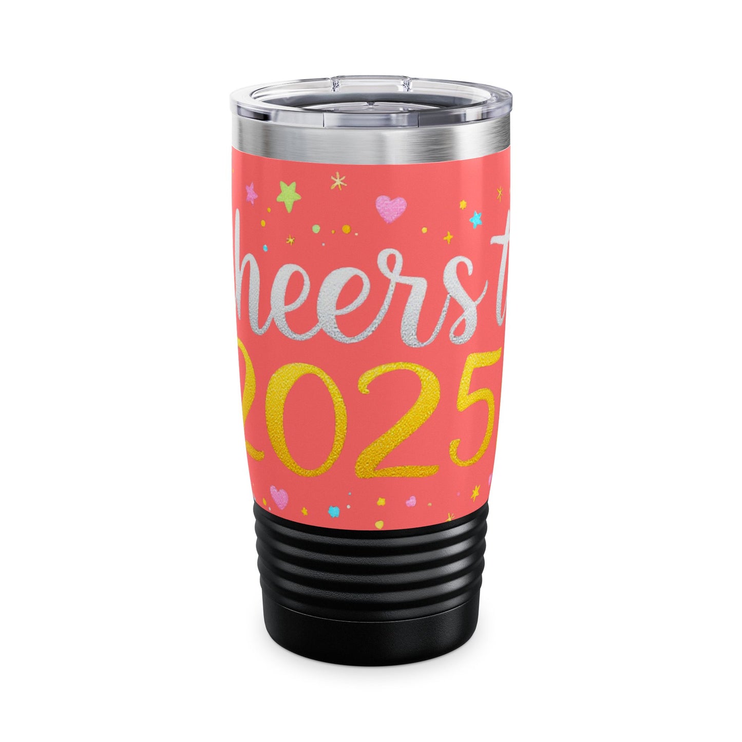 Cheers to 2025 Festive New Year - Ringneck Tumbler, 20oz