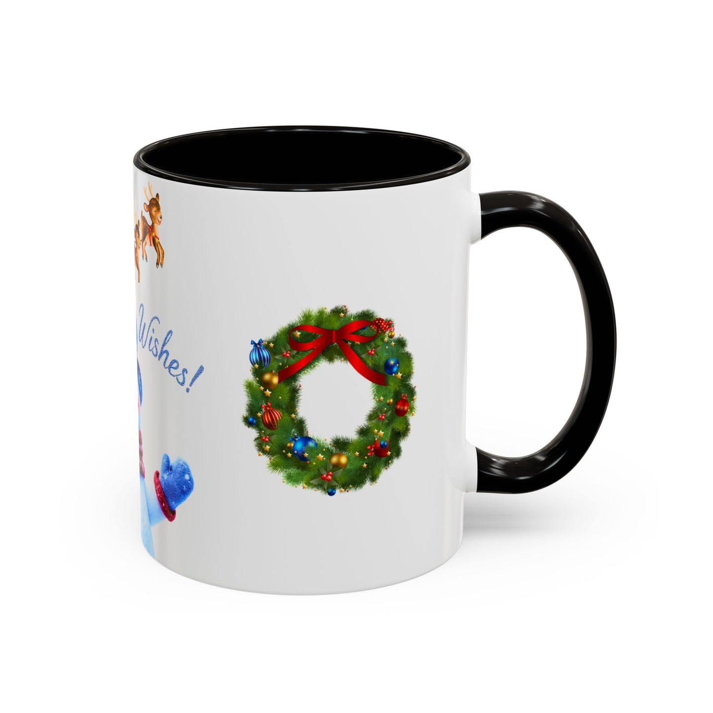 Merry Wishes Snowman Mug