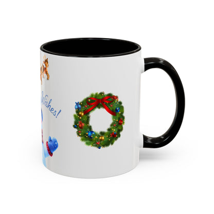 Merry Wishes Snowman Mug