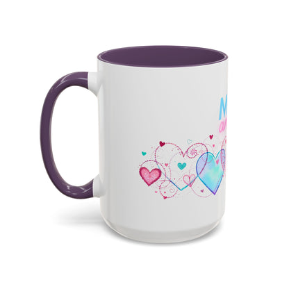 Mon amour/Pour toujours Valentine's Day Mug Set– Romantic French Gift for Couples [1 of 2] (11oz, 15oz)