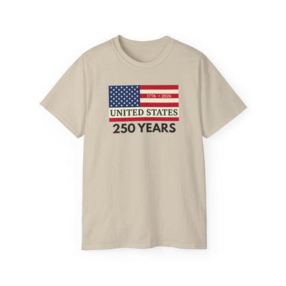 United States 250 Years Commemorative T-Shirt (1776–2026)