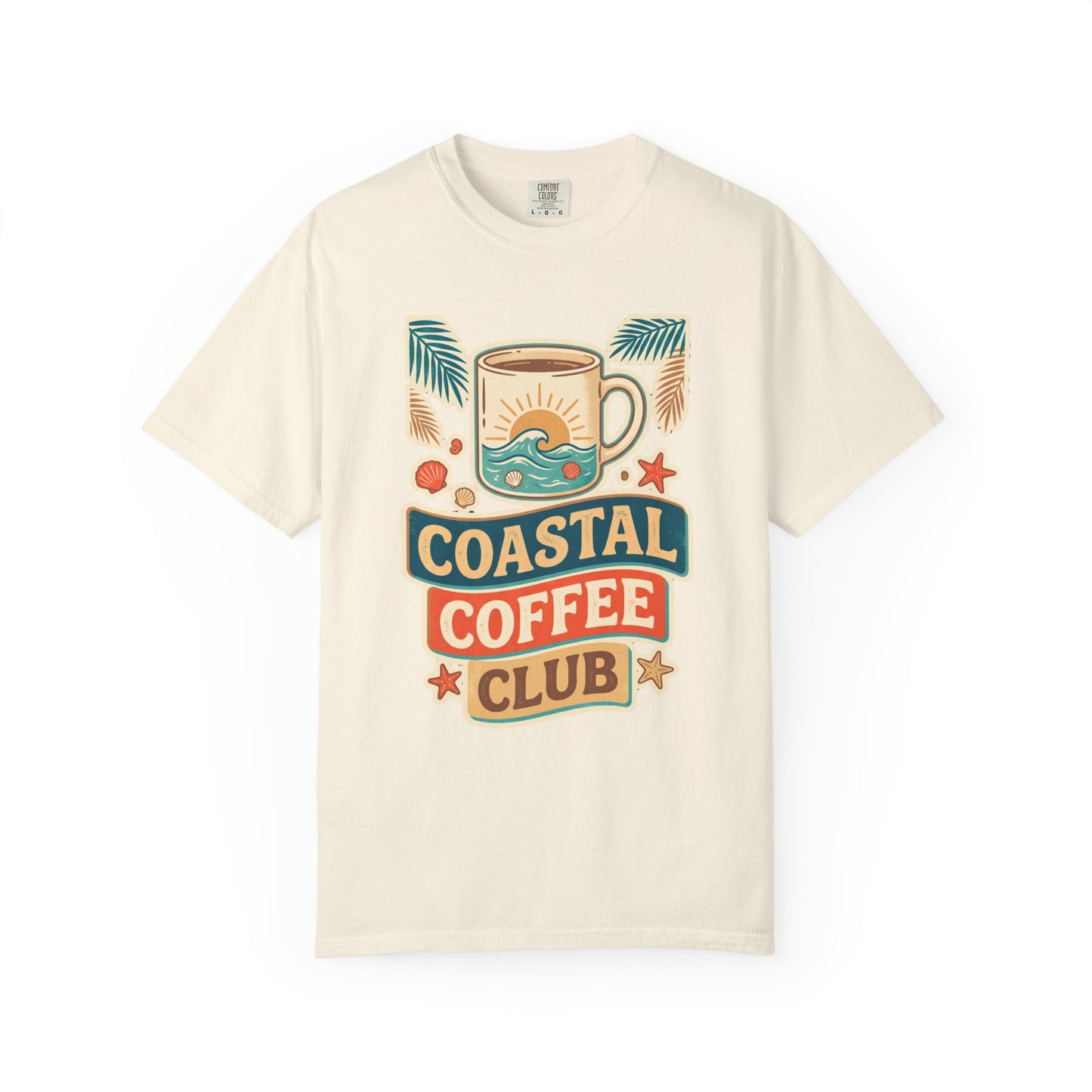 Coastal Coffee Club Retro Graphic Tee