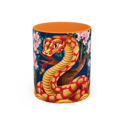 2025 Year of the Snake Chinese New Year Colorful Mug, 11oz (v4)