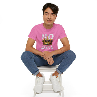 NO KINGS ZONE Graphic Tee | Streetwear T-Shirt with Royal Crown Design