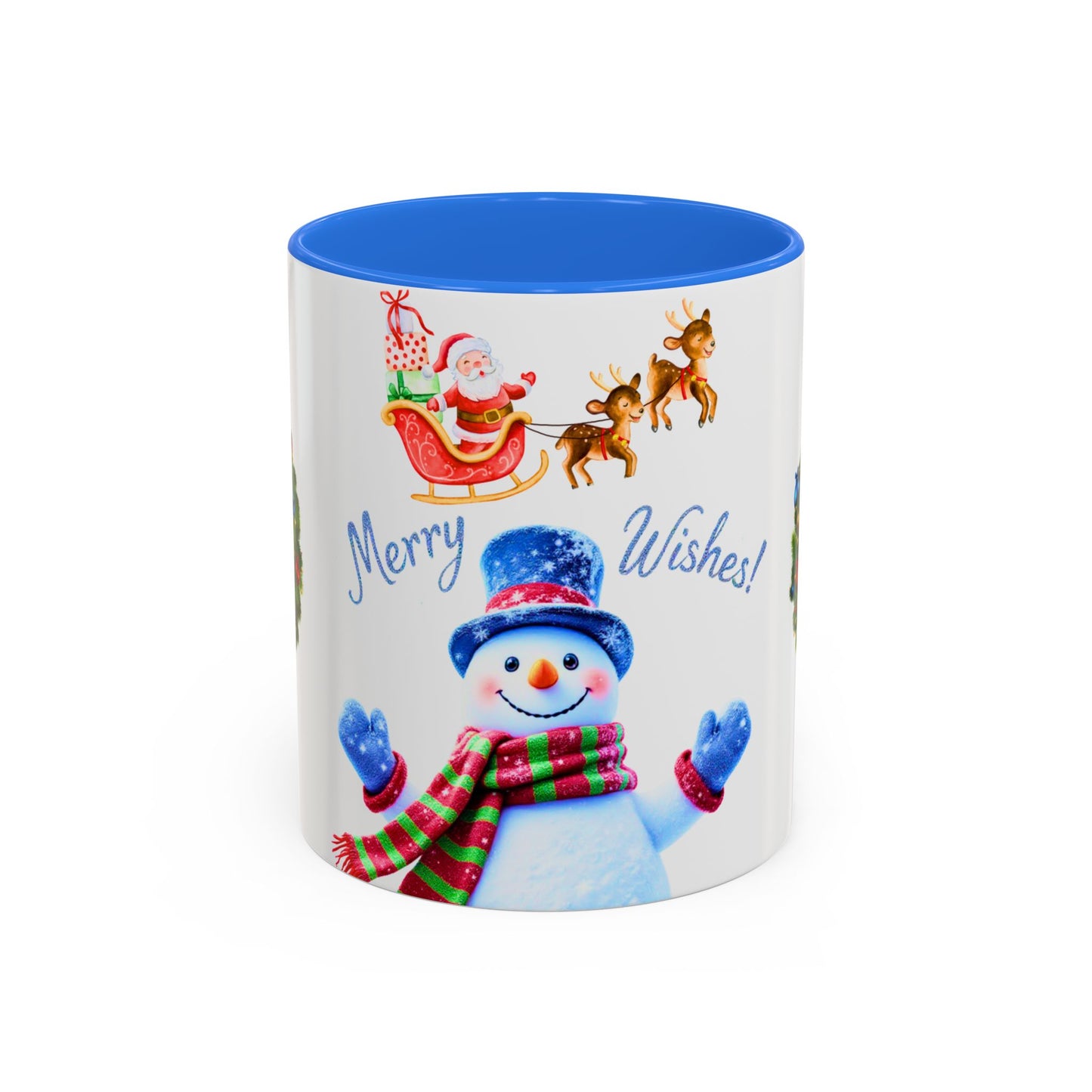 Merry Wishes Snowman Mug