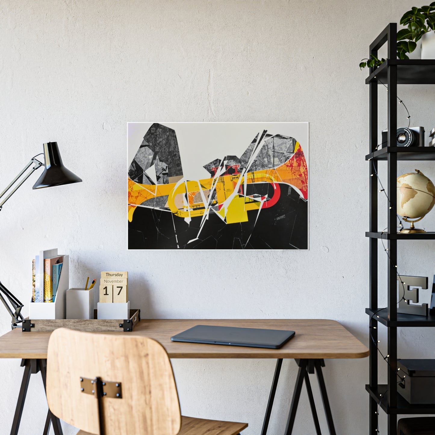 Jazz-Inspired Glossy Poster Art | Color Milestones