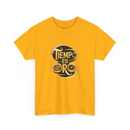Gildan · 5000 Unisex Tee - Tiempo Es Oro – Stylish Motivational Design