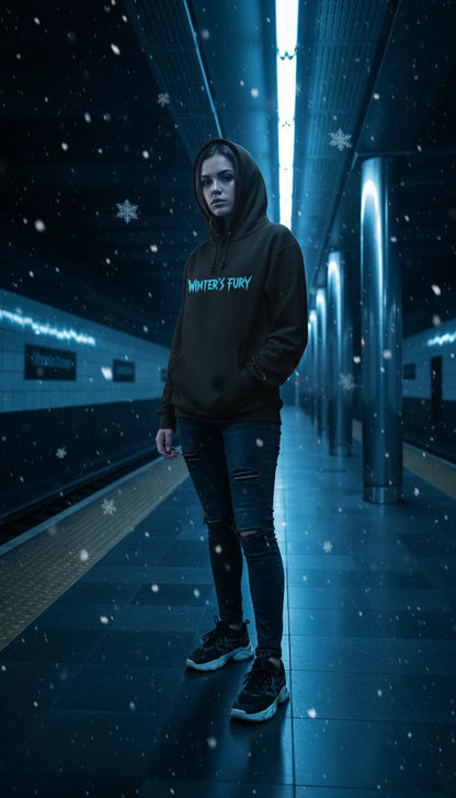 Winter’s Fury Crystal Skull Hoodie