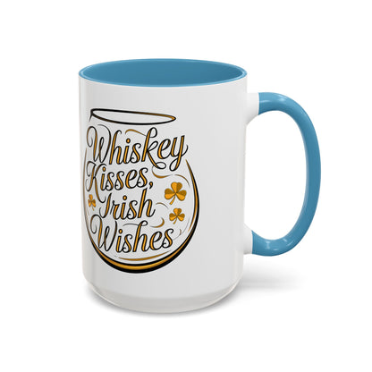 Whiskey Kisses, Irish Wishes – St. Patrick’s Day Mug (11oz, 15oz)