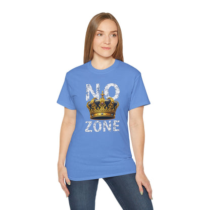 NO KINGS ZONE Graphic Tee | Streetwear T-Shirt with Royal Crown Design