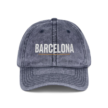 Barcelona Vintage Embroidered Dad Cap | Beach Cities Collection