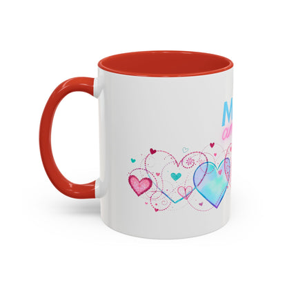 Mon amour/Pour toujours Valentine's Day Mug Set– Romantic French Gift for Couples [1 of 2] (11oz, 15oz)