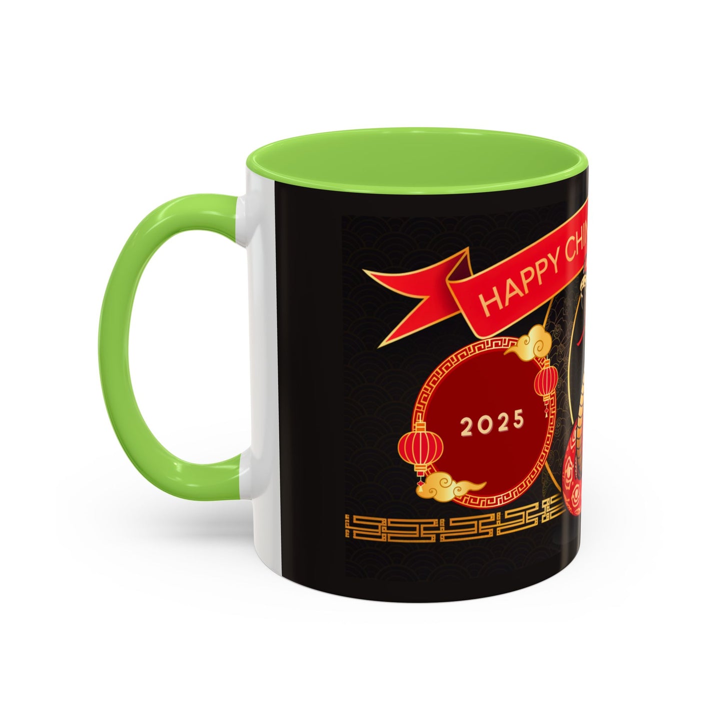 2025 Year of the Snake Chinese New Year Colorful Mug, 11oz (v3)