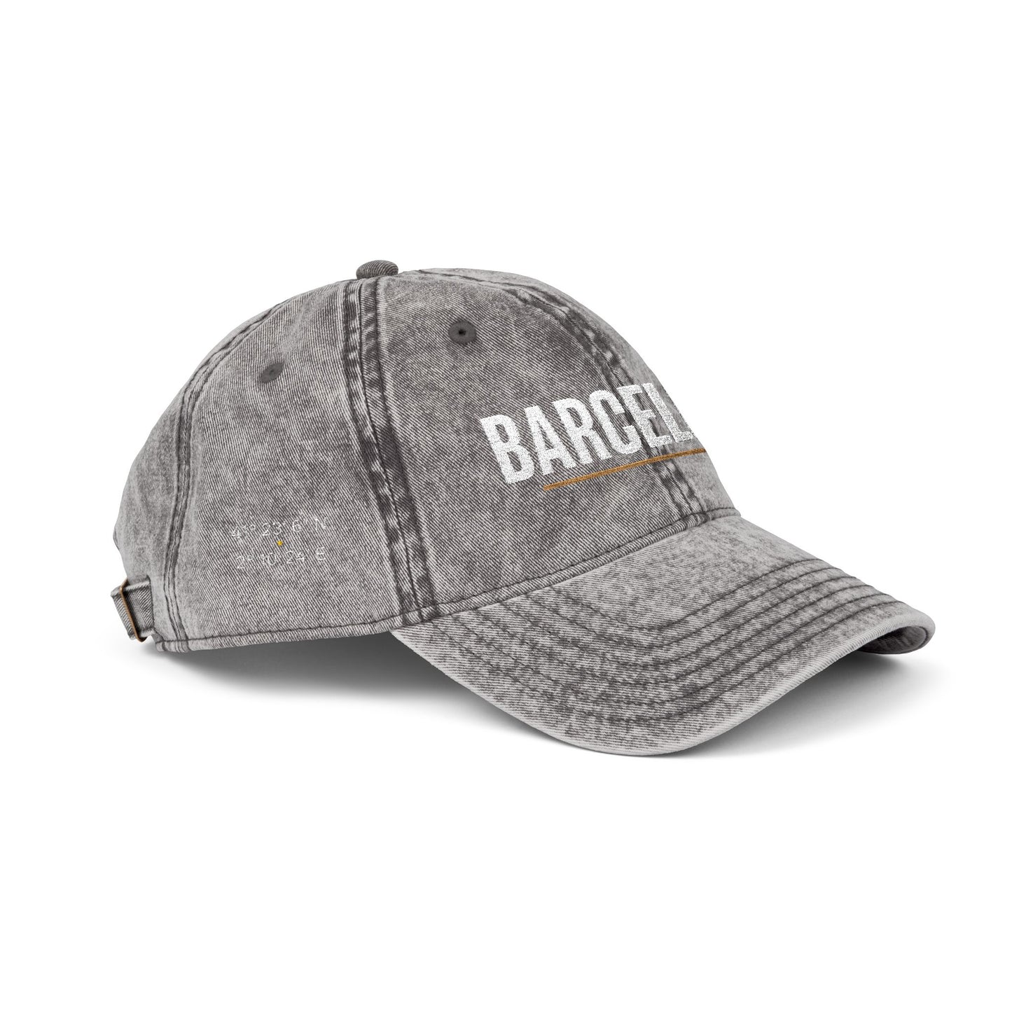 Barcelona Vintage Embroidered Dad Cap | Beach Cities Collection