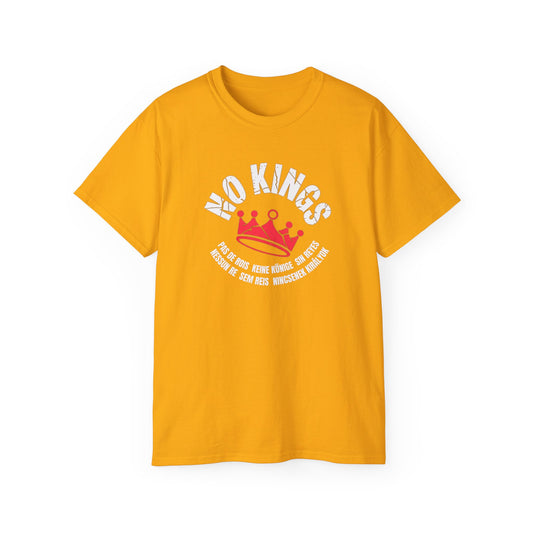 NO KINGS | Unity Edition Multilingual Streetwear Tee