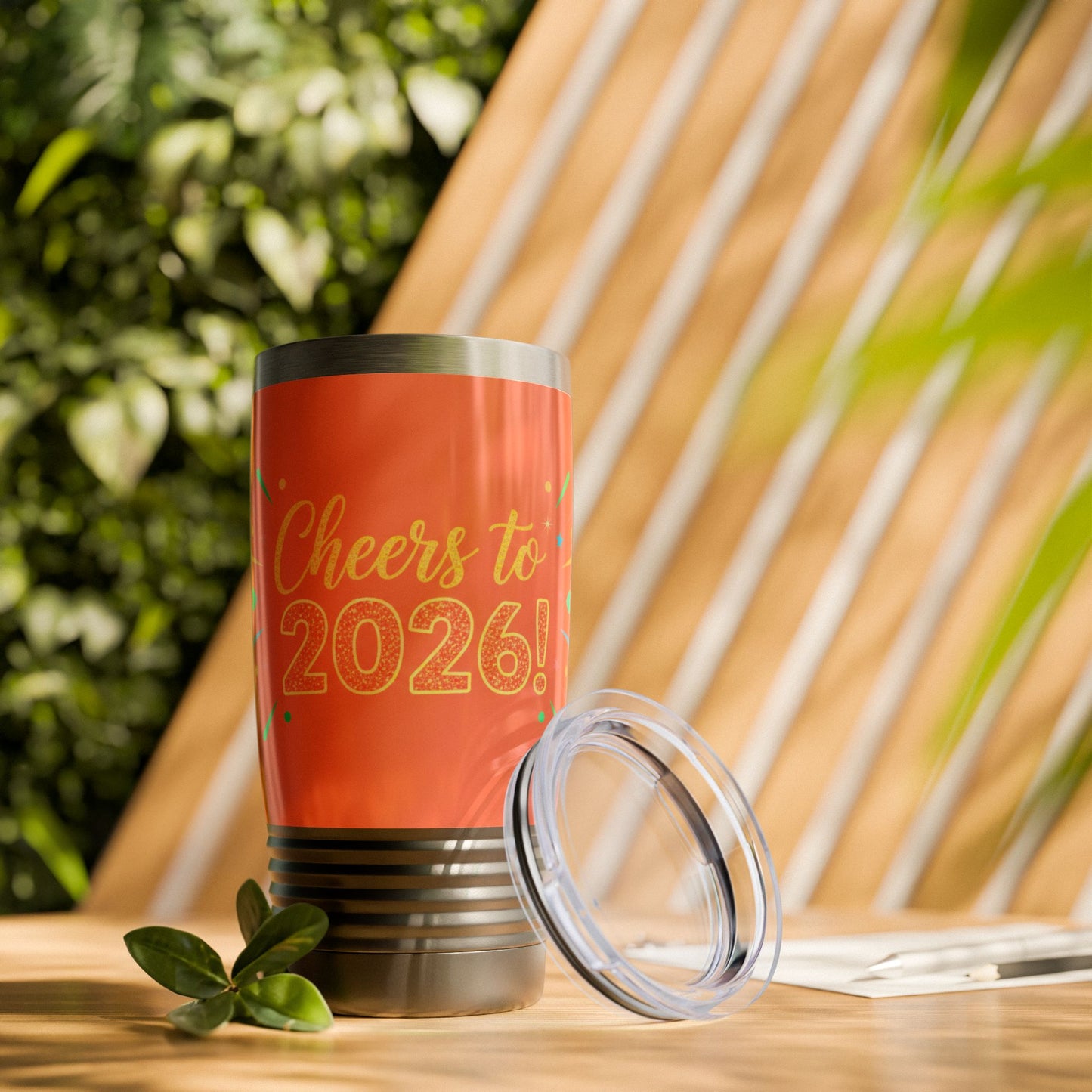 Cheers to 2026! Festive New Year Stainless Steel Tumbler