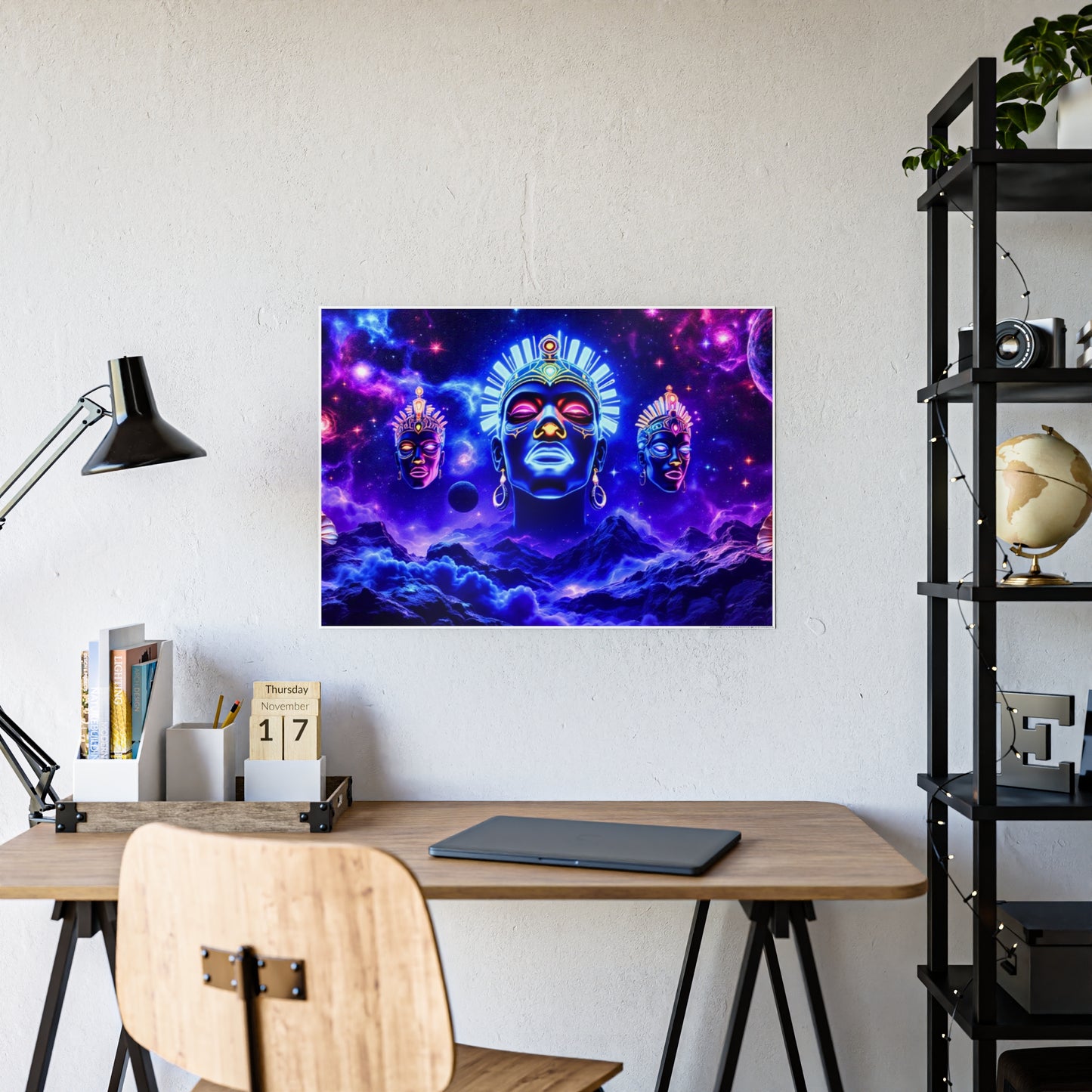 Jazz-Inspired Glossy Poster Art | Voodoo Vibes