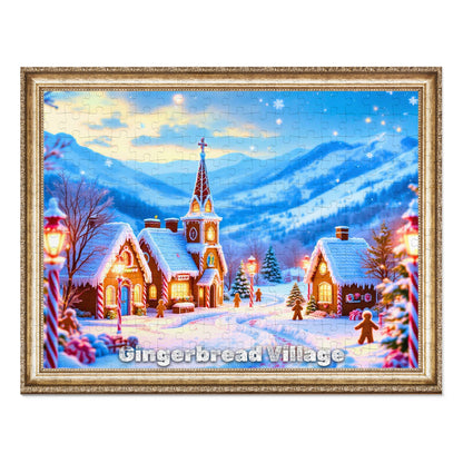 Gingerbread Village Jigsaw Puzzle – A Sweet Holiday Adventure