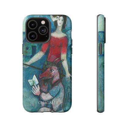 Tough Phone Case for iPhone, Samsung and Google Pixel - Chagall, The Angel and the Reader (1930)