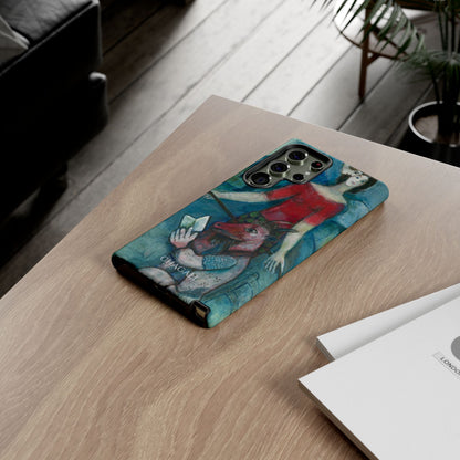 Tough Phone Case for iPhone, Samsung and Google Pixel - Chagall, The Angel and the Reader (1930)