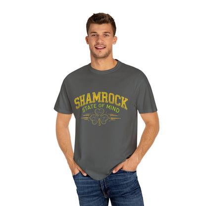 Comfort Colors 1717 Unisex Garment-Dyed T-shirt - Shamrock State of Mind St. Patrick’s Day Design