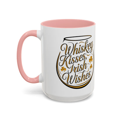 Whiskey Kisses, Irish Wishes – St. Patrick’s Day Mug (11oz, 15oz)