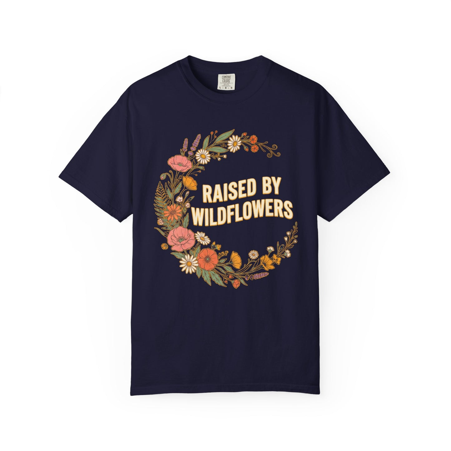 Raised by Wildflowers Botanical Graphic Tee