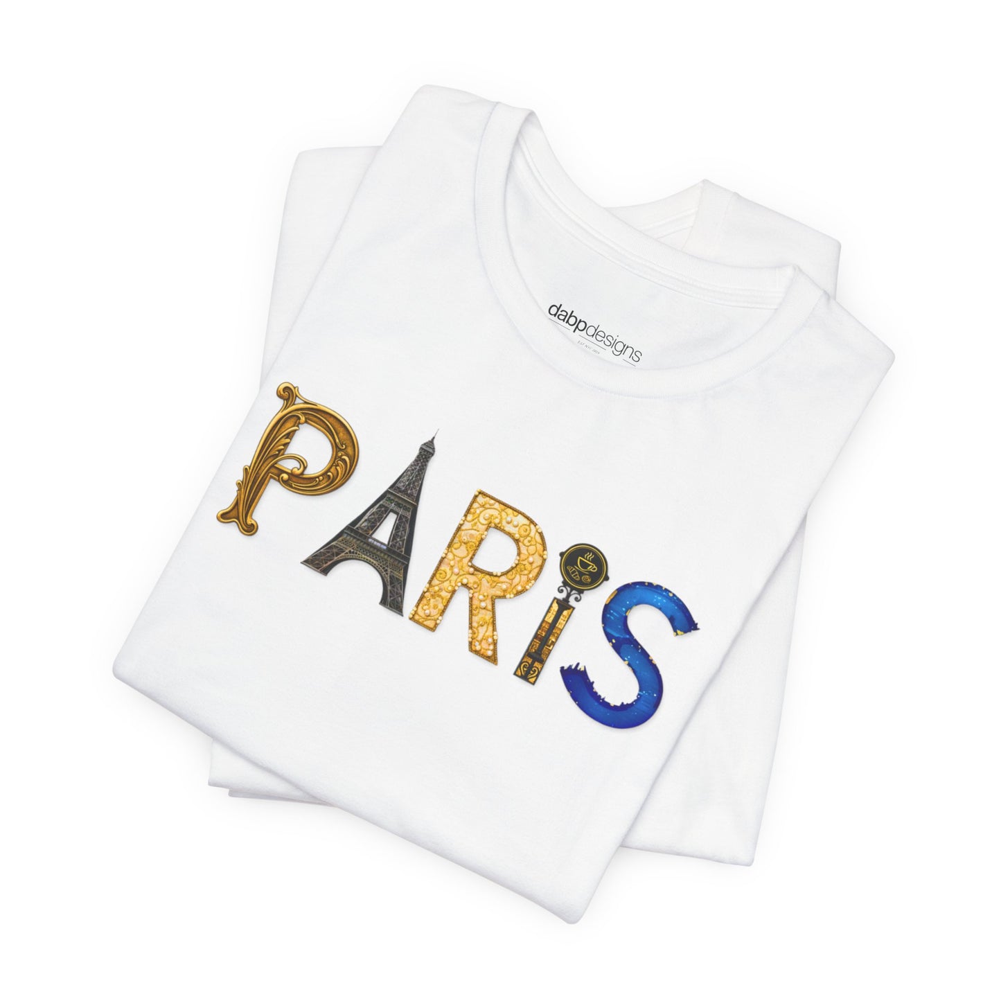 Paris Typography T-Shirt