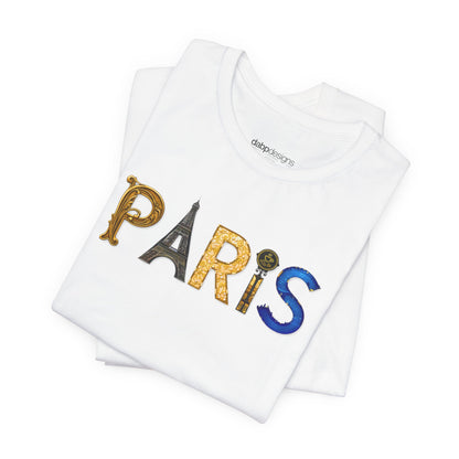 Paris Typography T-Shirt