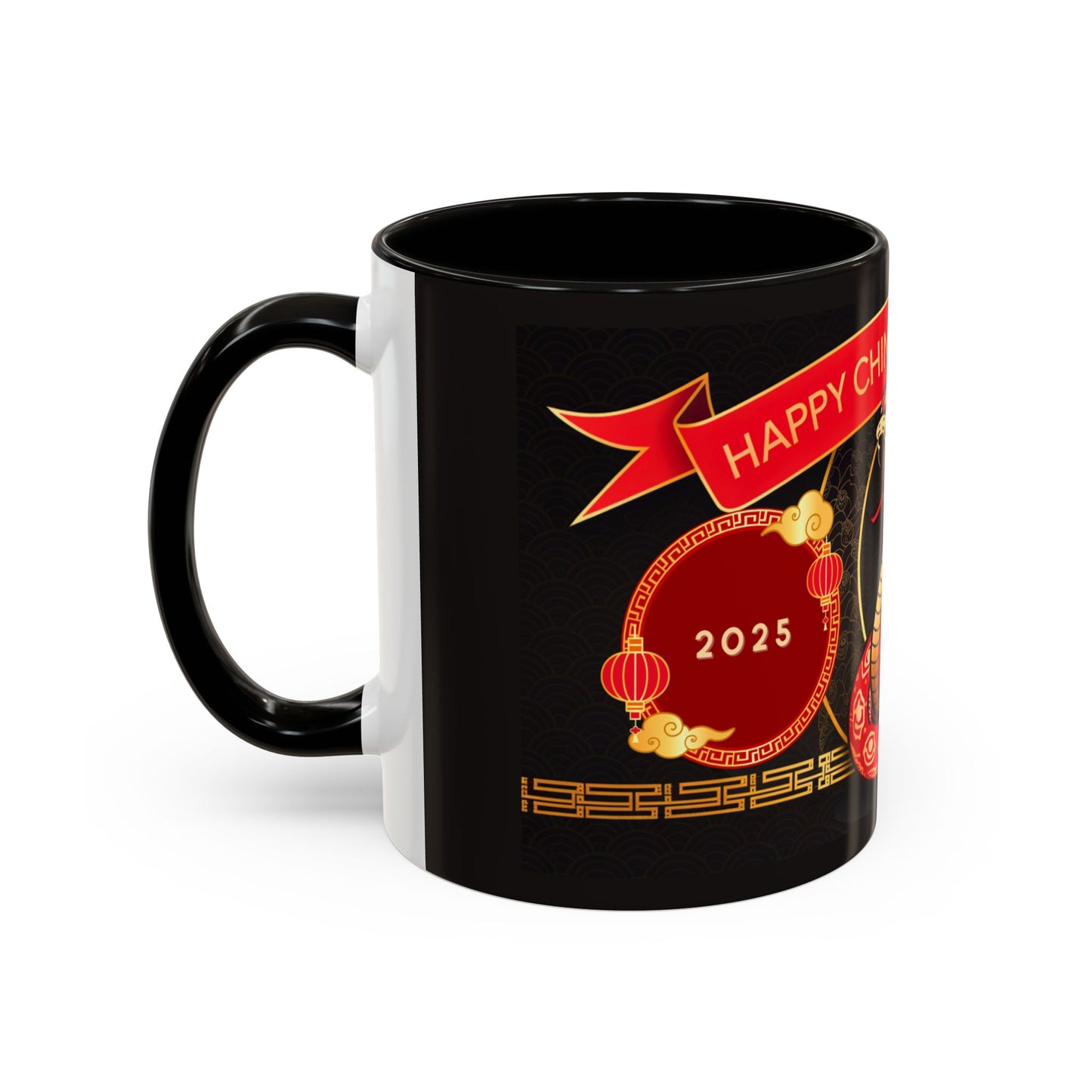 2025 Year of the Snake Chinese New Year Colorful Mug, 11oz (v3)