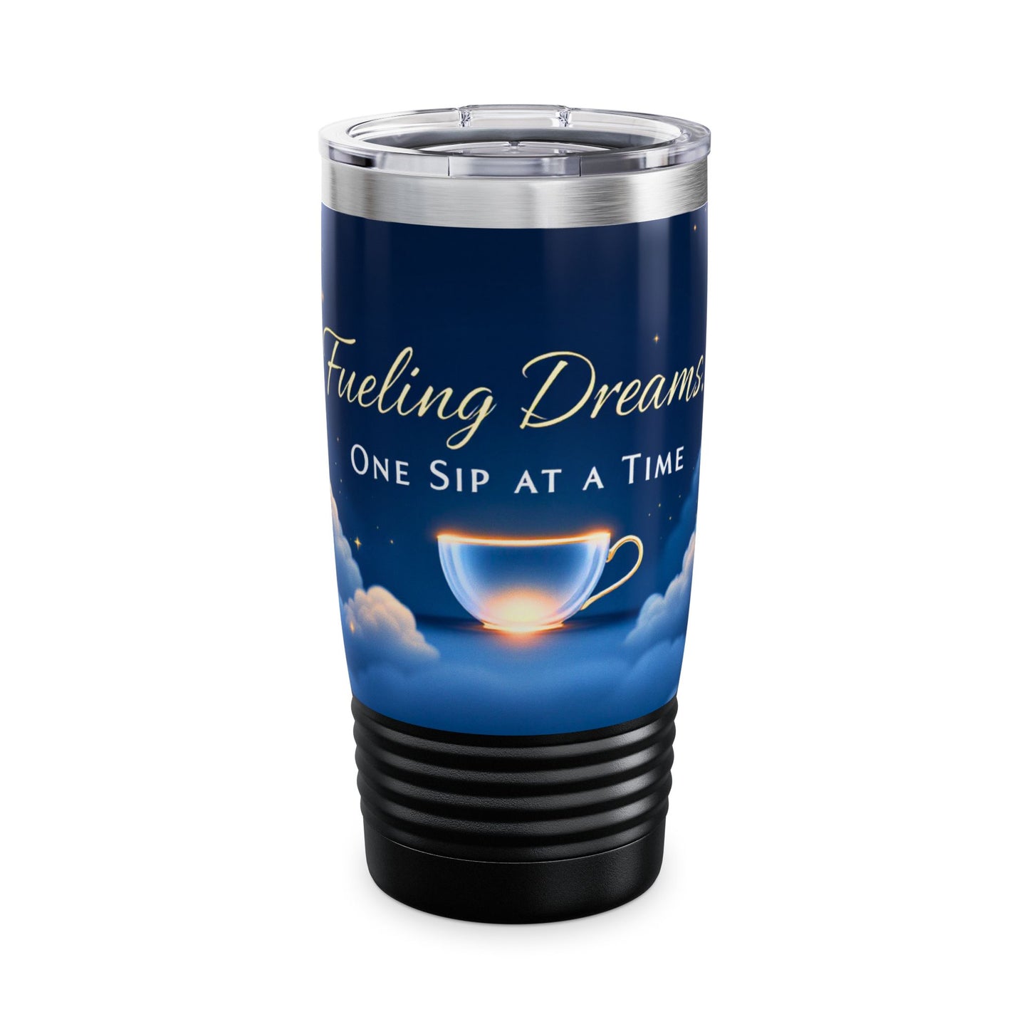 Fueling Dreams - One Sip at a Time - Ringneck Tumbler, 20oz