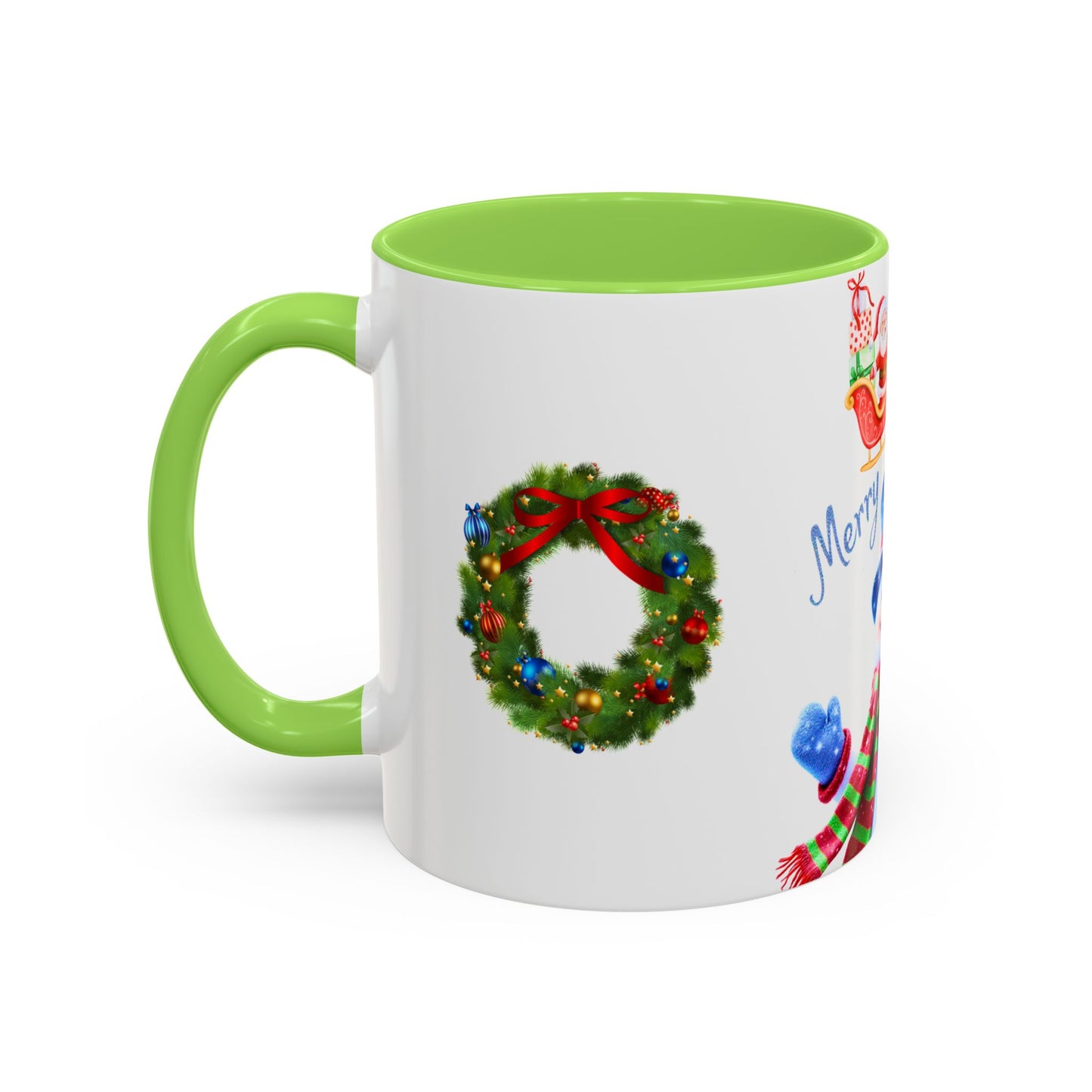 Merry Wishes Snowman Mug