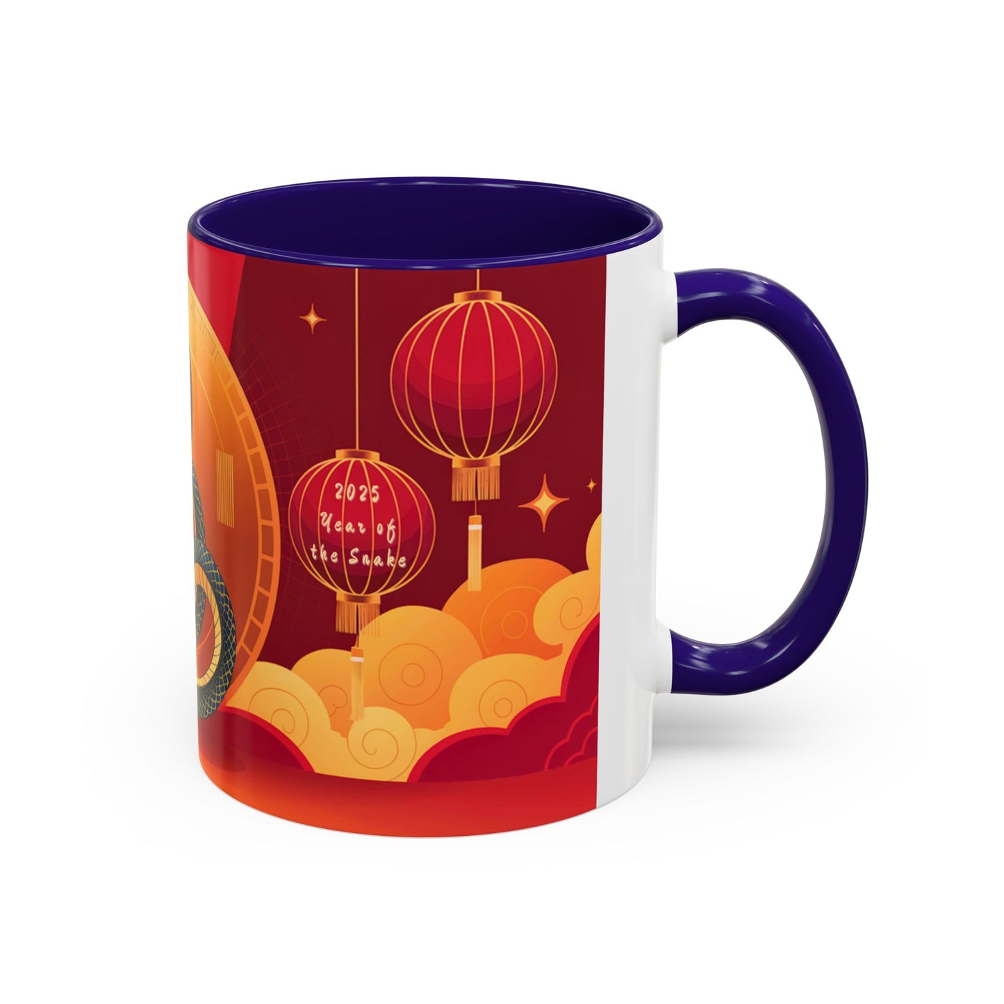 2025 Year of the Snake Chinese New Year Colorful Mug, 11oz (v5)