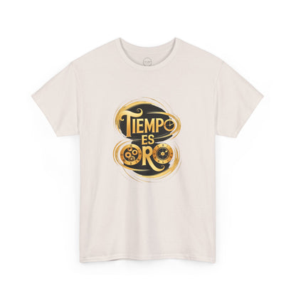Gildan · 5000 Unisex Tee - Tiempo Es Oro – Stylish Motivational Design