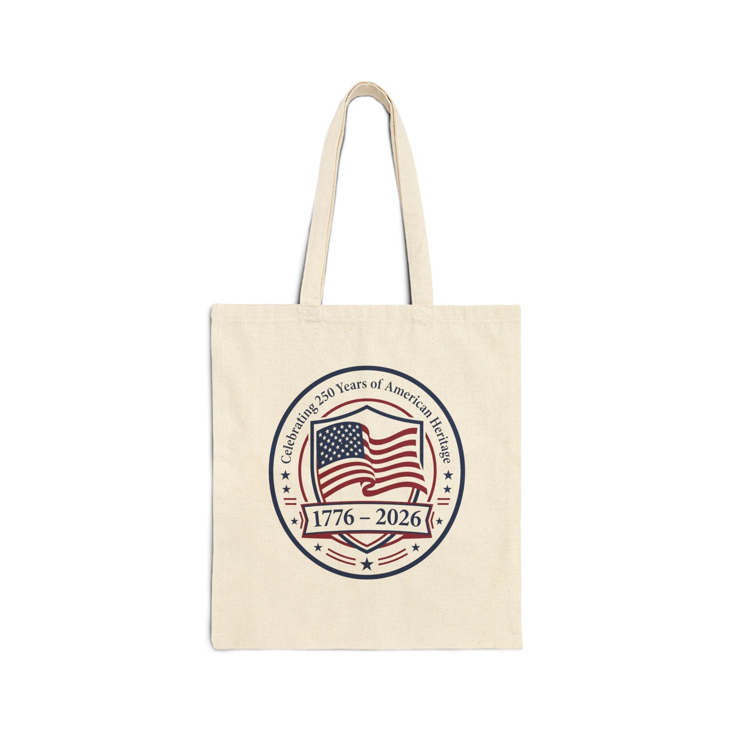 USA 250 1776–2026 Natural Tote Bag