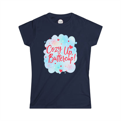 T-shirt doux pour femme Cozy Up Buttercup