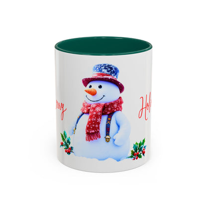 Merry Holidays Snowman Mug (v2)
