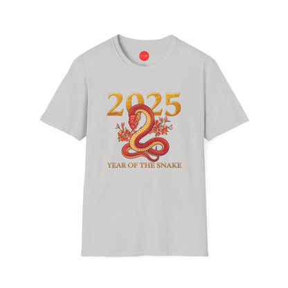 Gildan 64000 Unisex Softstyle Short-sleeve Tee | 2025 Year of the Snake Chinese New Year Design