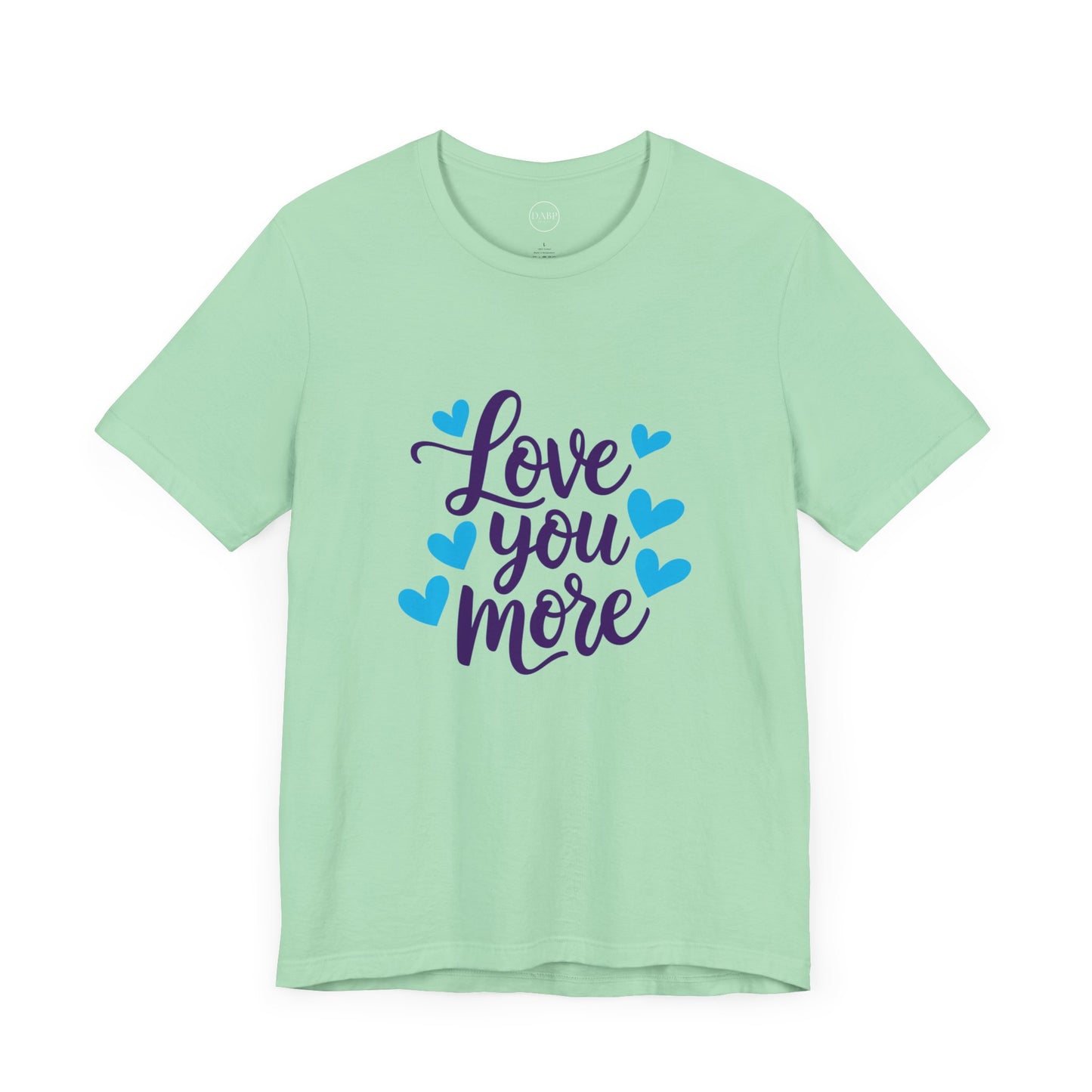 Bella+Canvas · 3001 Unisex Jersey Short Sleeve Tee - Love You More Romantic Valentine's Day Design [Color Set 1]