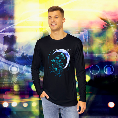 Men's Long Sleeve T-Shirt - Alpha Wolf