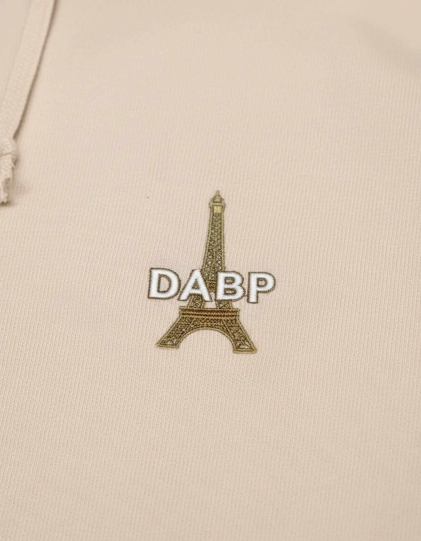 Paris Checkered Unisex Hoodie (Beige)