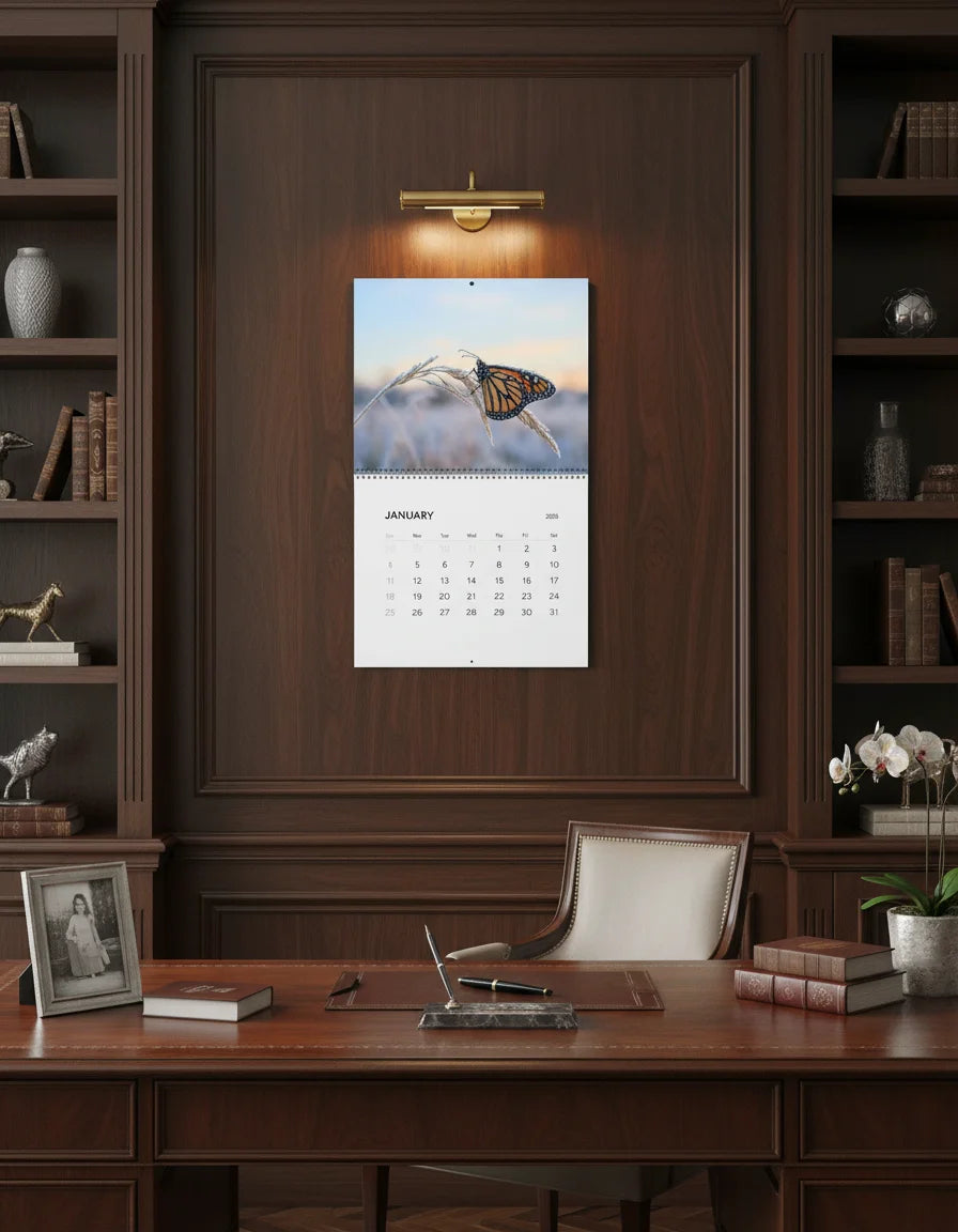 Butterflies 2026 Fine Art Wall Calendar