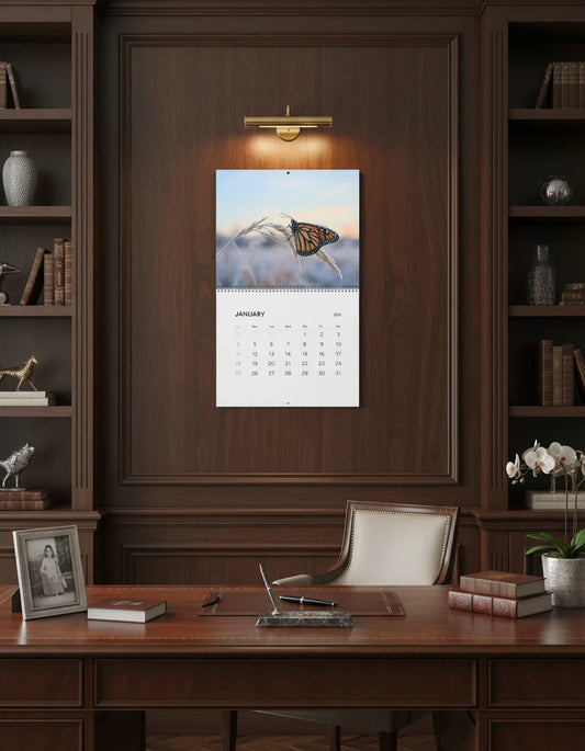 Butterflies 2026 Fine Art Wall Calendar