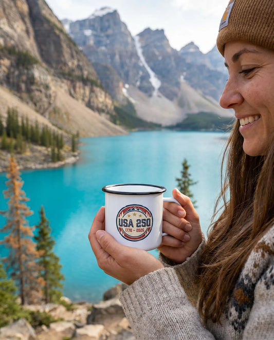 USA250 1776–2026 Vintage Camp Mug