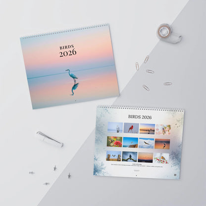 Birds 2026 Wall Calendar – A Year of Birds in Flight and Stillness