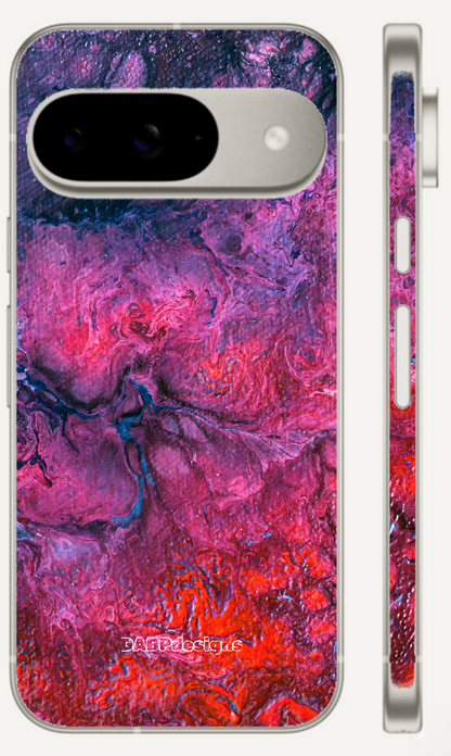 Tough Phone Cases for iPhone, Samsung and Google Pixel - DABPdesigns Acrylic Abstract Design (v1)