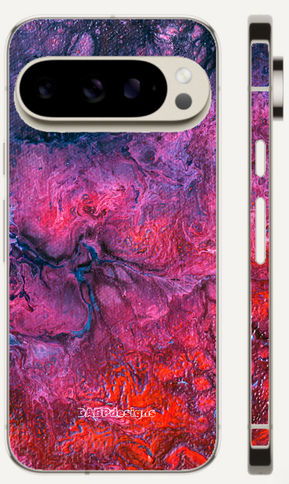 Tough Phone Cases for iPhone, Samsung and Google Pixel - DABPdesigns Acrylic Abstract Design (v1)