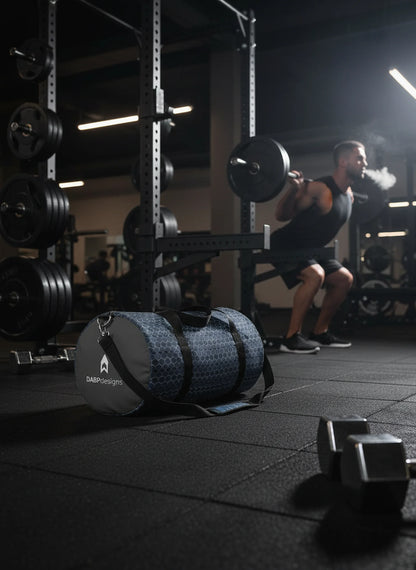 Midnight Hex Performance Duffel Bag (v1)