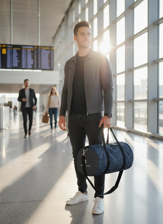 Midnight Hex Performance Duffel Bag (v1)