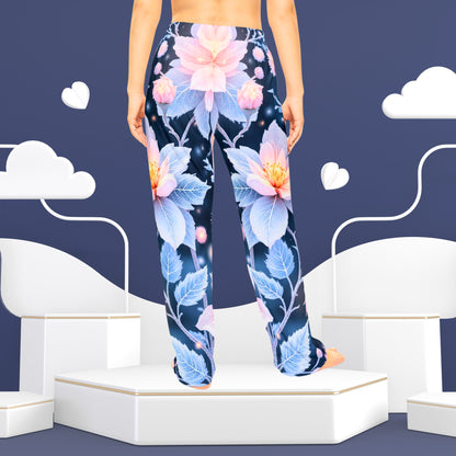 Pantalones de pijama de invierno Frosted Blooms